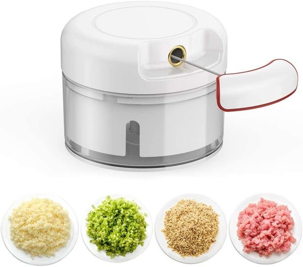 Mini Chopper Powerful Meat Grinder Hand-power Food Chopper Mincer Mixer Blender Chop Meat Fruit Vegetable N